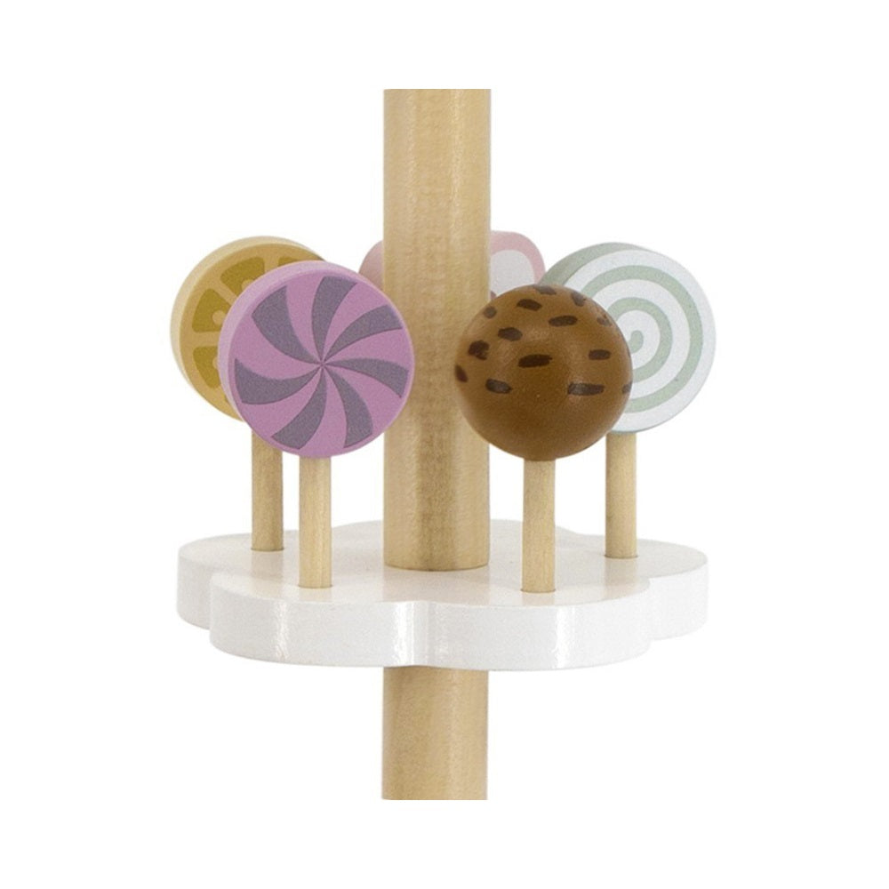 Ξύλινο παιδικό παιχνίδι παγωτατζίδικο 44x44xΒ26cm