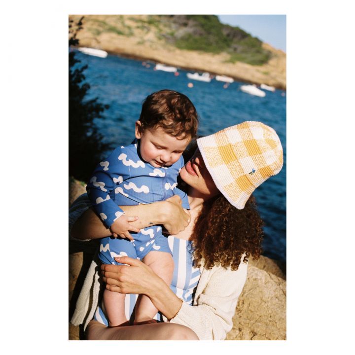 Waves all over swim playsuit - Bobo Choses 3-24 months