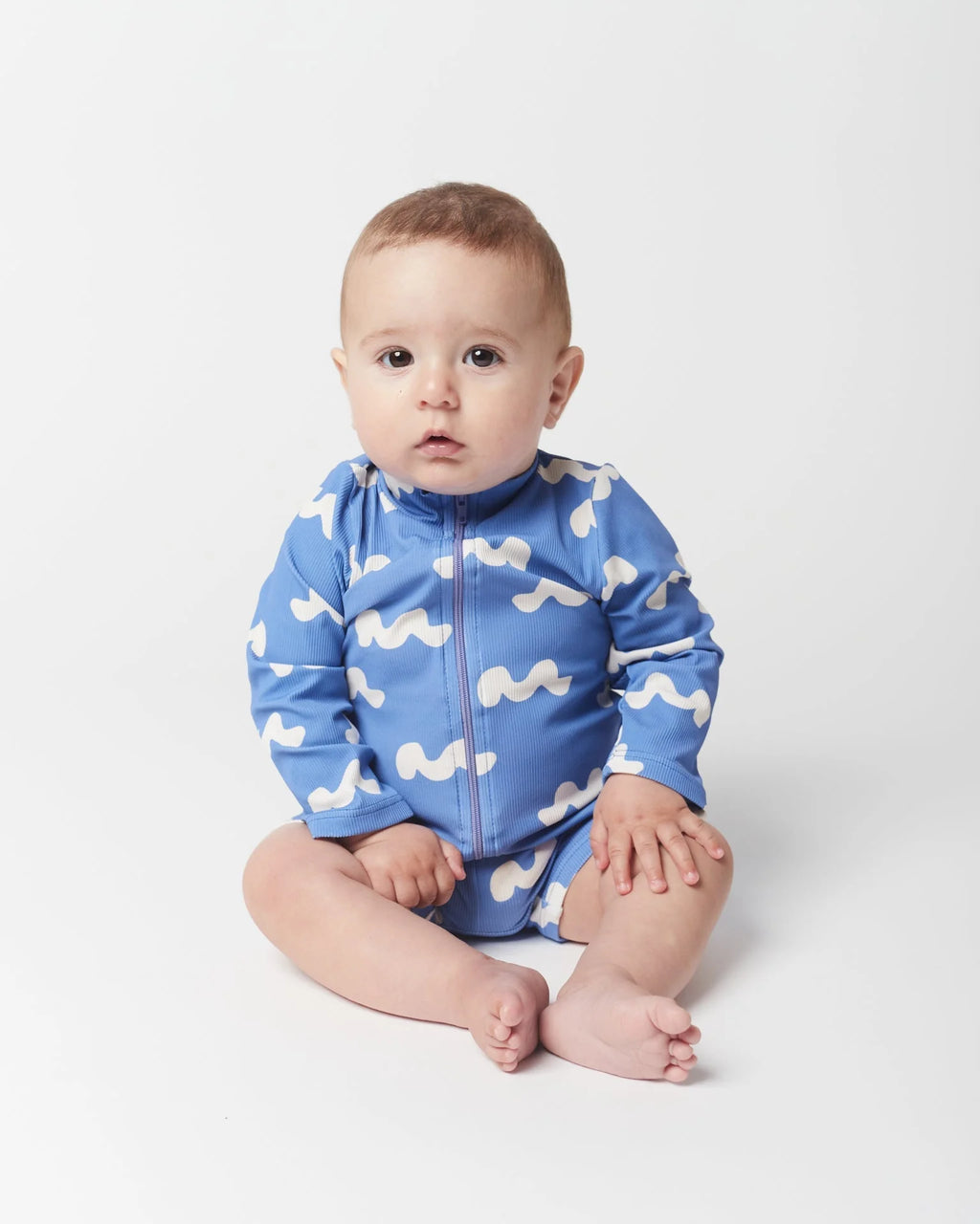 Waves all over swim playsuit - Bobo Choses 3-24 months